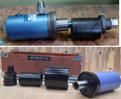 Выпрессовщик сайлентблоков ВСГ25 с гидравлическим приводом. Усилие 25т. Выпрессовщик сайлентблоков ВСГ25 с гидравлическим приводом. Усилие 25т.