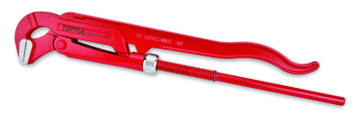 Ключ трубный рычажный 64 мм L=555 мм (90°, шведский тип, прямой захват) TOPTUL DDAF1A64 Ключ трубный рычажный 64 мм L=555 мм (90°, шведский тип, прямой захват) TOPTUL DDAF1A64