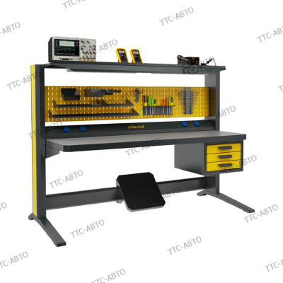 Рабочее место (стол) монтажника радиоаппаратуры KronVuz Pro WP-1103-SL