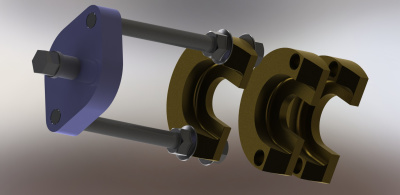 Выпрессовщик пальцев рулевых тяг ВПРТ10-13. Выпрессовщик пальцев рулевых тяг ВПРТ10-13.