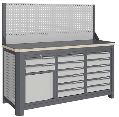 Верстак 3-х тумбовый Верстакофф MCN 1552.S669-1